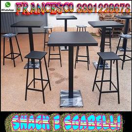 SGABELLI E SNACK PER ESTERN INTERNO PIZZERIA PUB
