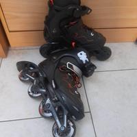 Pattini in linea neri