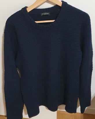 Maglia uomo Blu girocollo tg L