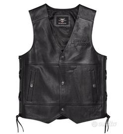 Harley-Davidson® Tradition II Gilet Uomo in Pelle