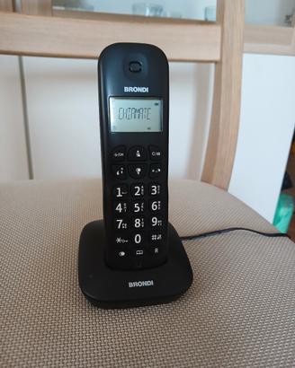 Telefono Cordless Brondi Nero