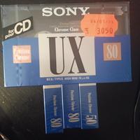 Audio Cassette SONY UX 80+5  cromo sigillate cd
