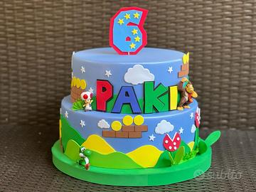 Torta scenografica Super Mario Bros 2