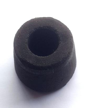 Pomello tappo devil stick end rubber black juggler