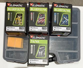 VALIGETTA PORTAMINUTERIE + TASSELLI PER FISSAGGIO