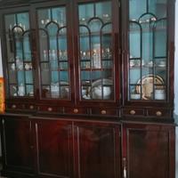 Mobile salotto in legno mogano