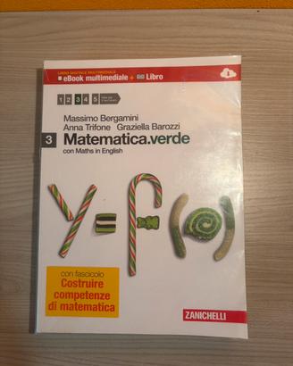 Matematica.verde 3 con Maths in English Zanichelli