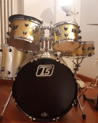 Batteria T5 tamburo color oro