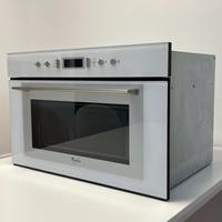 Microonde incasso Whirlpool in cristallo bianco