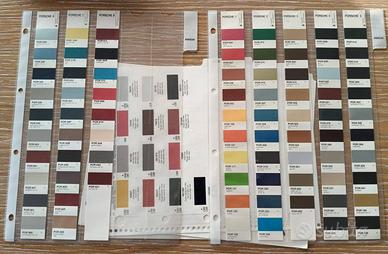 Campionario colori Porsche storiche anche 911 
