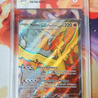 Moltres EX del Team Rocket 208/182 GRAAD 10