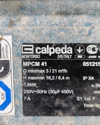 Pompa piscina Calpeda MPCM41