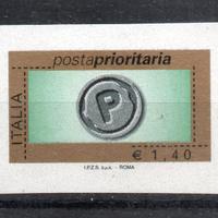 8 - REPUBBLICA PRIORITARIA  , FRANCOBOLLI VARIETA'