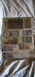 VARIE BANCONOTE  ANTICHE IN LIRE  APRI