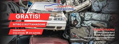 ✔𝙊𝙩𝙩𝙞𝙚𝙣𝙞 𝙨𝙪𝙗𝙞𝙩𝙤 50€ rottamazione auto