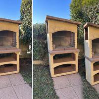 Barbecue in muratura da giardino