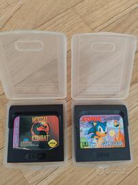 giochi  game Gear Mortal Kombat e Sonic 