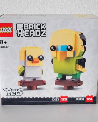 LEGO 40443 BrickHeadz Pets Budgie Nuovo 10/10