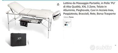 LETTINO DA MASSAGGIO PORTATILE