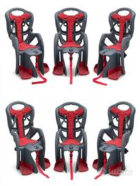 Seggiolino Bici posteriore con imbottitura e cintu