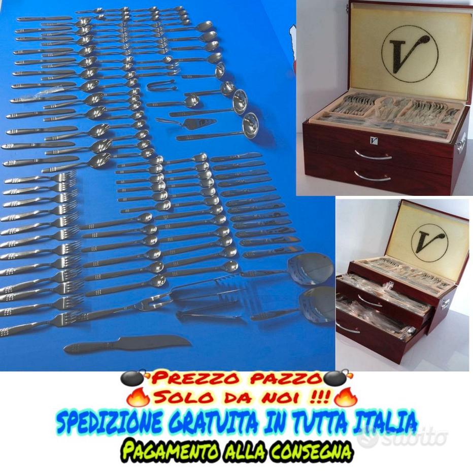 Set posate acciaio inox - Mobili usati 