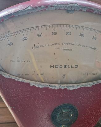 bilancia  di alimentari  vintage