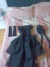 Vestito Halloween Mercoledì Addams 