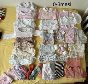 Set vestiti neonata 0-6 mesi