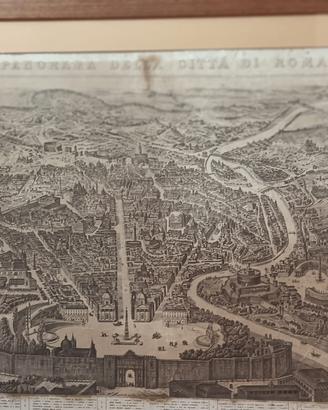 Mappa antica della città di roma