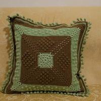 Cuscino in lana fatto a mano