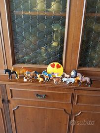 stock di animali- leoni cavalli pecore maialini ec