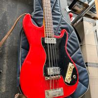 Chitarra Basso Hofner Rosso anni 60/70