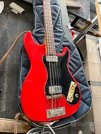 Chitarra Basso Hofner Rosso anni 60/70