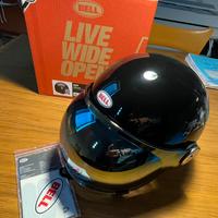 CASCO BELL JET RIOT BLACK - VISIERA BULLIT