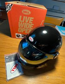 CASCO BELL JET RIOT BLACK - VISIERA BULLIT