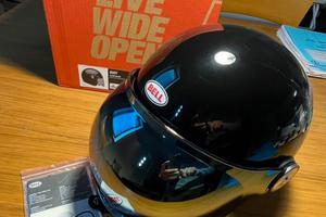 CASCO BELL JET RIOT BLACK - VISIERA BULLIT