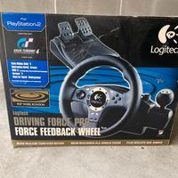 Volante con pedaliera per playstation2