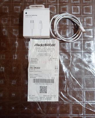 Cavo per ricarica IPHONE tipo  usb-c a lightning