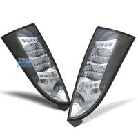 FANALI LED FORD FOCUS MK1 98-04 FONDO NERO CROMO