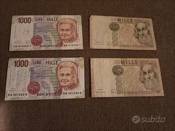 Banconote Mille lire 