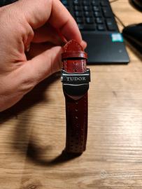 Cinturino in vera pelle 20mm- Deployante Tudor