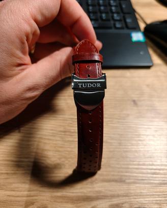 Cinturino in vera pelle 20mm- Deployante Tudor
