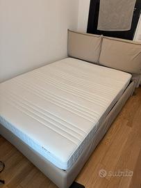 Letto IKEA contenitore 1 piazza e 1/2 con materass