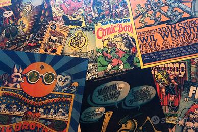 Quadro su legno dedicato fumetto 60/70