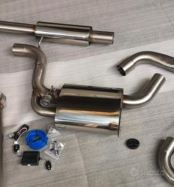 Golf GTI 7 7.5 8 8.5 scarico con valvola