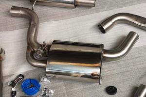 Golf GTI 7 7.5 8 8.5 scarico con valvola