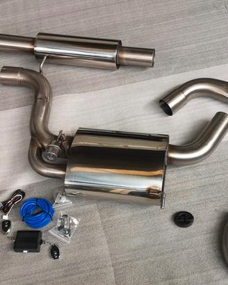 Golf GTI 7 7.5 8 8.5 scarico con valvola