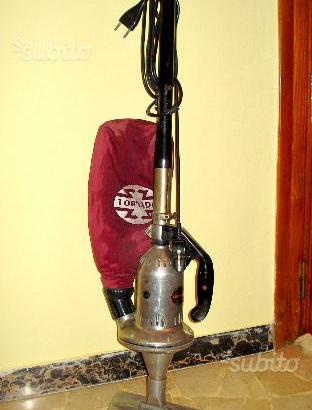 Scopa elettrica anni 50 TORNADO,tutto in alluminio