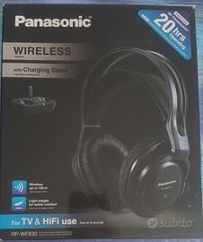 Panasonic rp-wf830 cuffie tv conf.completa nuove