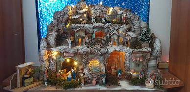 Presepe napoletano interamente fatto a mano 